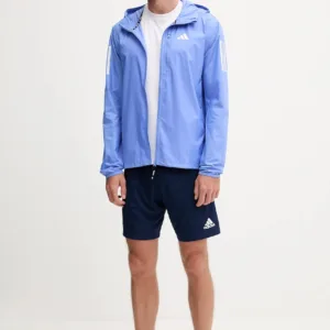 adidas Performance kurtka do biegania Own The Run kolor niebieski JX2249