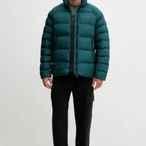 Puma kurtka kolor zielony zimowa 688370