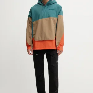 adidas TERREX kurtka outdoorowa Xploric 2.5L Anorak kolor zielony JL9753