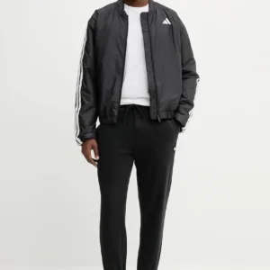 adidas kurtka bomber Essentials kolor czarny zimowa oversize JV5172