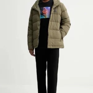 adidas kurtka puchowa Helionic kolor zielony zimowa JX0580