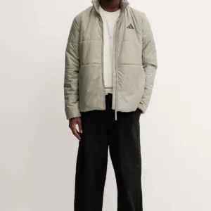 adidas kurtka Bsc Climawarm 3 kolor zielony przejściowa JX7760