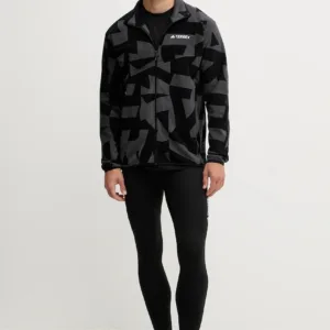 adidas TERREX legginsy sportowe Xperior męskie kolor czarny gładkie JM0413