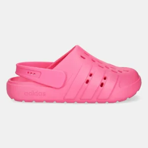 adidas klapki Adilette Clog 2.0 damskie kolor różowy JR1260
