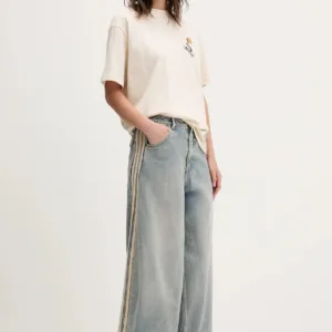 adidas Originals jeansy Premium Essentials damskie high waist JY2868