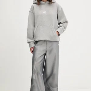 adidas Originals jeansy Baggy Shine Dnm damskie kolor szary KE9800