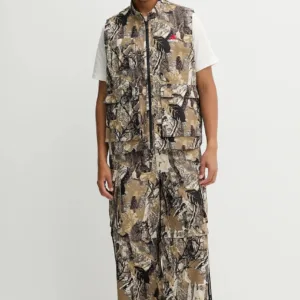 adidas Originals spodnie bawełniane OG Camo Pant męskie kolor beżowy w fasonie cargo KD6256