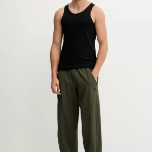 adidas Performance spodnie treningowe Power męskie kolor zielony gładkie JV9659