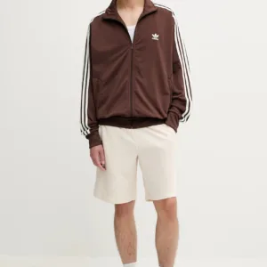 adidas Originals szorty bawełniane Essentials męskie kolor beżowy JW3561