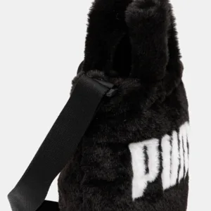 Puma torebka Up Faux Fur Mini kolor czarny 91713