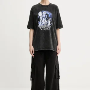 adidas Originals t-shirt bawełniany Buffy Tee Os damski kolor czarny JW0154