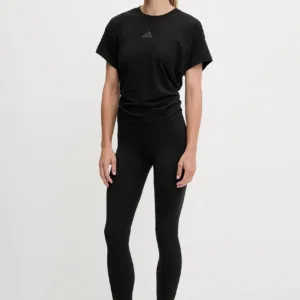 adidas Performance t-shirt treningowy POWER damski kolor czarny JX1190