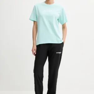 adidas TERREX t-shirt sportowy damski kolor turkusowy JM2816