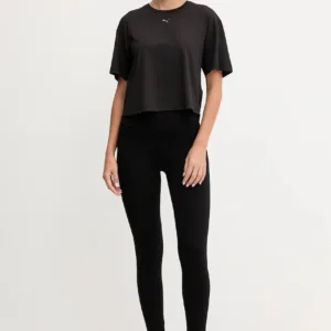 Puma t-shirt treningowy damski kolor czarny 527457
