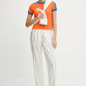 Puma t-shirt PUMA x FENTY damski kolor pomarańczowy 636184