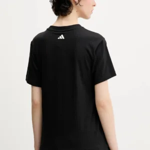 adidas t-shirt bawełniany x Farm Rio damski kolor czarny JV8609