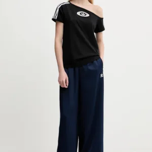 adidas Originals t-shirt Offshoulder Tee damski kolor czarny KC8796