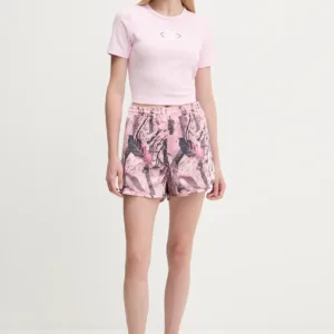 adidas Originals t-shirt Cut Out Rib Tee damski kolor różowy KE3737