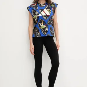 adidas Performance top treningowy x Farm Rio kolor niebieski KB5566