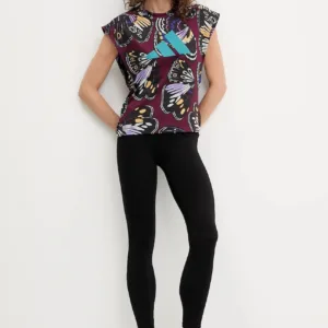 adidas Performance top treningowy x Farm Rio kolor bordowy KB5567