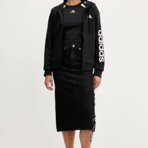 adidas Originals t-shirt Teamgeist damski kolor czarny JZ6709