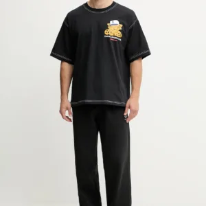 adidas Originals t-shirt bawełniany Graphic Os Ss T męski kolor czarny z nadrukiem JW0159