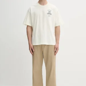 adidas Originals t-shirt Asd Fastbrk Tee męski kolor żółty z nadrukiem JW6643