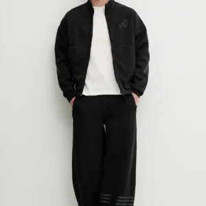 adidas Originals t-shirt Glbl Hoops Tee męski kolor beżowy z nadrukiem JW6650