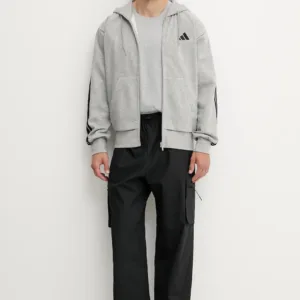 adidas Originals t-shirt bawełniany Oversize Tee męski kolor szary z aplikacją JY1395