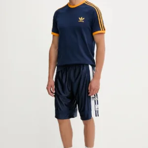 adidas Originals t-shirt 3-Stripes męski kolor granatowy z aplikacją KA0472