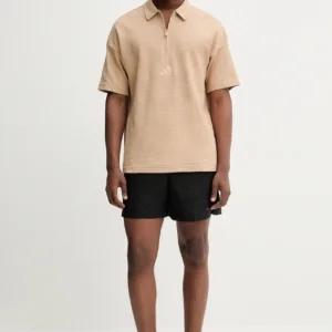 adidas polo bawełniane All SZN męski kolor zielony z aplikacją JL6546