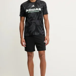 adidas t-shirt Tiro męski kolor czarny wzorzysty JW0247