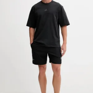 adidas Performance t-shirt treningowy kolor czarny gładki JN3680