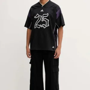 adidas Originals t-shirt FTB JRSY męski kolor czarny wzorzysty JY2763