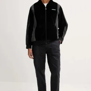 adidas Originals t-shirt bawełniany Supper Club Tee męski kolor beżowy z nadrukiem HY2063