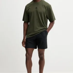 adidas Performance t-shirt treningowy Power Workout kolor zielony z nadrukiem JV9688