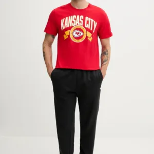 Nike t-shirt bawełniany Front and Back Essential męski kolor czerwony z nadrukiem N199-65N-7G-93P