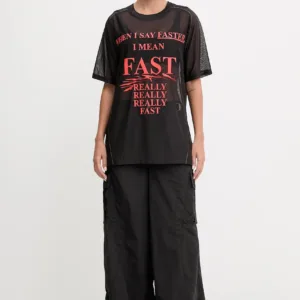 Puma t-shirt kolor czarny wzorzysty 632505