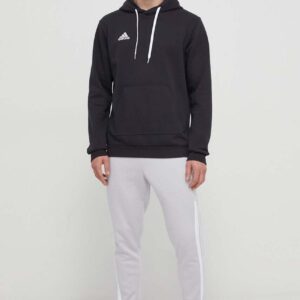 adidas Performance bluza Entrada 22 męska kolor czarny z kapturem z aplikacją H57512