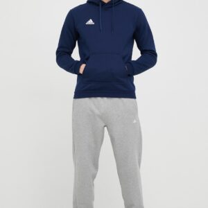adidas Performance bluza dresowa Entrada 22 męska kolor granatowy z kapturem gładka H57513