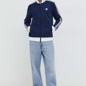 adidas Originals bluza Adicolor Classics Beckenbauer męska kolor granatowy wzorzysta IP0418