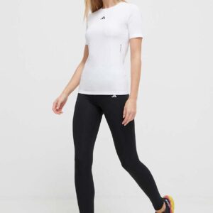 adidas Performance legginsy treningowe Optime kolor czarny gładkie IQ2688