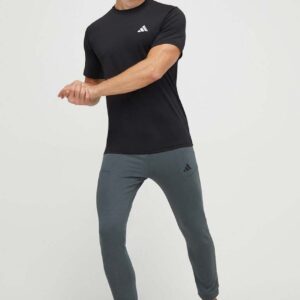 adidas Performance t-shirt treningowy Train Essentials kolor czarny gładki IC7413