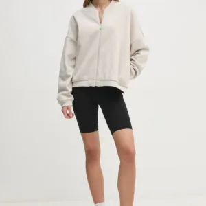 adidas bluza Essentials damska kolor beżowy gładka JD9972