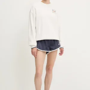 adidas Originals bluza bawełniana Graphic Sweat damska kolor biały z nadrukiem JC7769