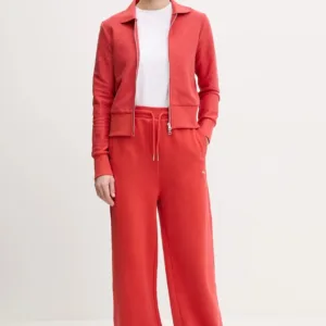 Puma bluza bawełniana damska kolor pomarańczowy gładka 629781