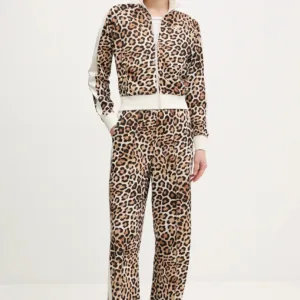 Puma bluza damska kolor brązowy wzorzysta 632342