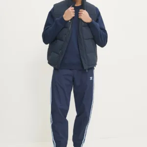 adidas Originals bluza Essential męska kolor granatowy gładka IY4935