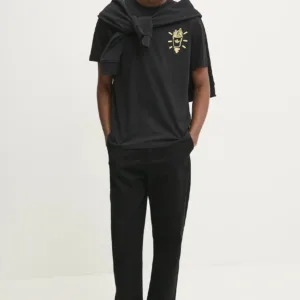 adidas Originals bluza bawełniana Essential męska kolor czarny gładka JD2412