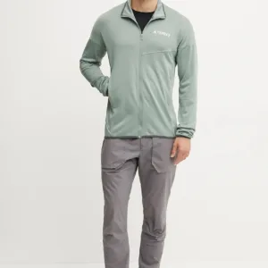 adidas TERREX bluza sportowa Xperior męska kolor zielony z aplikacją JE1353